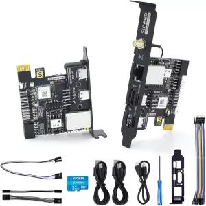 Sipied NanoKVM-PCIe IP-KVM 원격 제어 운영 유지보수 서버 DDR3 RISC-V 리눅스 개발 보드 1TOPS NPU 1GHz