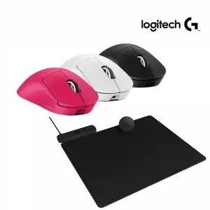 [Logitech]로지텍코리아 G PRO X SUPERLIGHT 2 DEX 무선 게이밍 마우스 + 파워플레이 2 POWERPLAY 2 세트