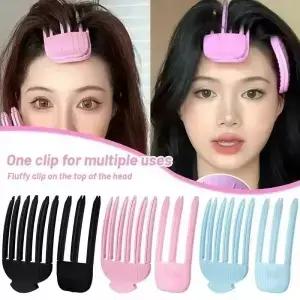 2개 열 없는 헤어 컬링 클립 자연스러운 보송보송한 스타일링 도구 없이 DIY 케어 볼륨과 질감을 위한 루츠