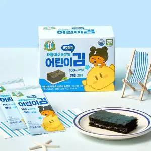 [신세계라이브쇼핑][모음] 어흥이와 꿈친구들 어린이김 무조미김 (1.5gx10봉) x 3개