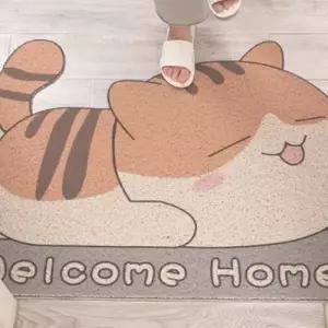 고양이 캐릭터  발매트