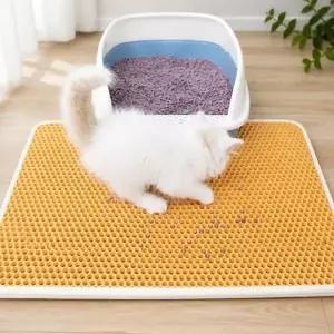 고양이 방지 매트 2중 구조 화장실 발판 배변 패드