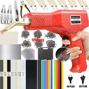 220W 3 in 1 Plastic Welder Kit Upgraded Hot Stapler & Repair Tool Set for Car Bumper and Various Cra