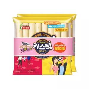 [롯데웰푸드]키스틱 체다치즈 400g+400g