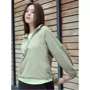 [다이나핏]YWM25138K3 여성 베스트 아우터 SPLIT 스플릿 아노락 Olive 3 4899532