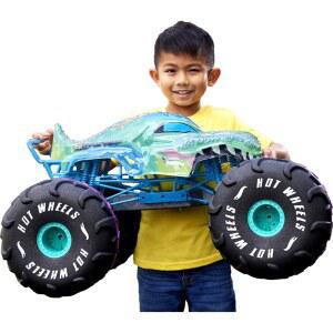 핫 휠 RC 몬스터 트럭 메가 렉스 1:6 스케일 초대형 리모컨 장난감 길이 2피트 이상