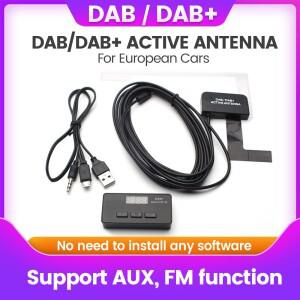 DAB/DAB  Europoan 자동차 라디오 GPS 스테레오 수신기 지원 벤츠 BMW Audi Porsche Opel Peugeot Toyota V