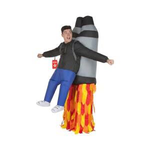 모프 제트팩 풍선 의상 로켓 폭파