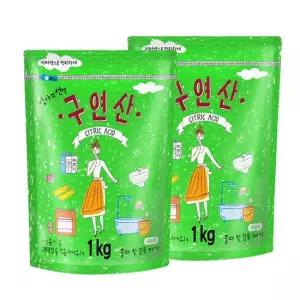 아트박스 애경산업 [애경]엄마의선택 구연산 리필 1kg x2개
