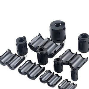 WUZDPRCJ 20Pcs 3.5 /5 /7 /9 /11 /13 /15mm 링 코어 페라이트 비드 클램프 초크 코일 필터 집게 케이블 (색상: 9MM-ui650)