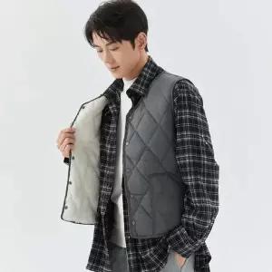 포켓 베스트 남성 프리미엄 기모 도톰 간절기 보온 베스트 니트베스트 (WFG2SVT)