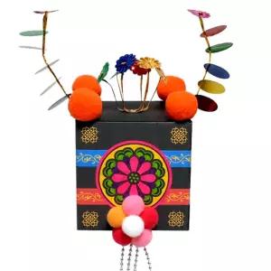 전통 족두리 만들기/재료/초등학생/선물/세트/미술/초등/활동/유아/키트/추석/놀이/어린이/꾸미기/공예