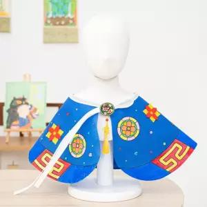 한복 부직포 망토 만들기/활동/전통/유아/미술/키트/추석/놀이/어린이/꾸미기/공예/집콕/저학년/아이들/DIY