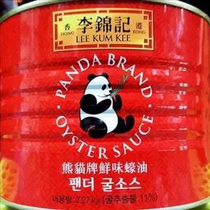 홍콩식 팬더 굴 소스 업소용 이금기 굴 소스 대용량 중식