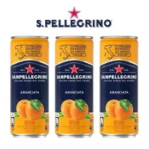 산펠레그리노 아란시아타 로사 레드오렌지 캔 330ml x 16ea