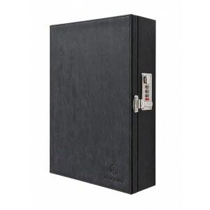 차키키링 RFID 카드 Fobs u2013을 위한 조합 잠금 장치가 있는 패러데이 키 박스(블랙) u2013 벽걸이 신호 차단 박스 말라초의 6개 + 슬리브 2개 보관 가능