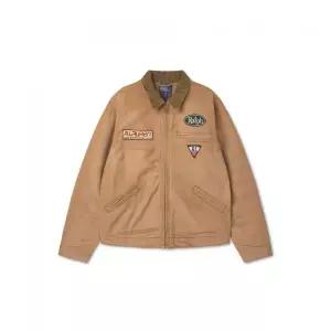 폴로랄프로렌 POLO RALPH LAUREN 5%WORKWEAR CAPSULE 캔버스 보머 재킷-브라운 1128456