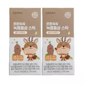 [하프클럽/기타]천호엔케어 어린이 녹용홍삼 젤리 스틱 15포 2박스 /SJ