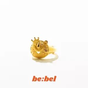 돌반지 백일반지 돌선물 3.75g(1돈 한돈) 금 호랑이 스마일 띠 24k 순금 비벨