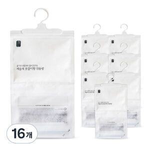 생활공작소 대용량 옷걸이형 제습제 본품 200g x 16개