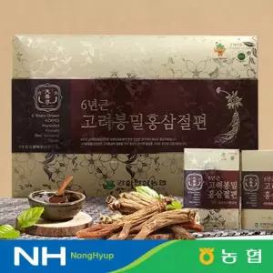 농협 강화인삼 6년근 강화봉밀홍삼절편 800g 20g x 10갑 4박스)