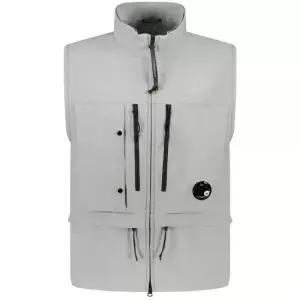 CP컴퍼니 MUST IT_CP COMPANY Chrome-R Utility Vest 16CMOW105A 005968A 913) 크롬-R 유틸리티 베스트)