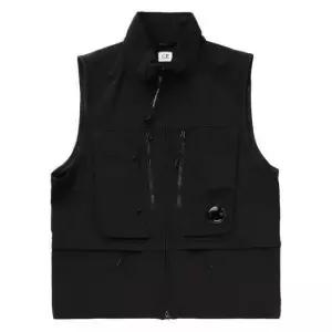 CP컴퍼니 MUST IT_CP COMPANY Chrome-R Utility Vest 16CMOW105A 005968A 999) 크롬-R 유틸리티 베스트)
