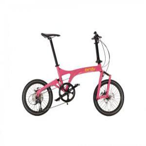 퍼시픽사이클 PACIFIC CYCLES 버디 스탠다드 디스크 9단 핑크 접이식 미니벨로 자전거