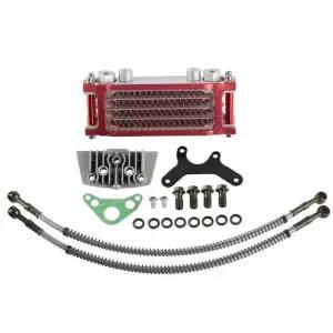 오일쿨러 예비 공랭식 부품 모토크로스 160CC 공기 KIT 전기 2블랙M12 OC132 은빛 시스템 오프로드 OC132 2블랙m12 부품