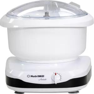 NutriMill Artee 주방 전기 스탠드 믹서 500와트 6.5 쿼터 볼(도우 후크 및 와이어 채찍 포함) (블랙 트림)