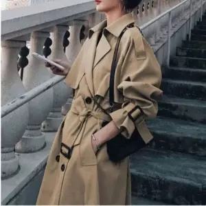 [하프클럽/]여성 클래식 프렌치 트렌치코트 롱자켓 간절기 아우터 2색