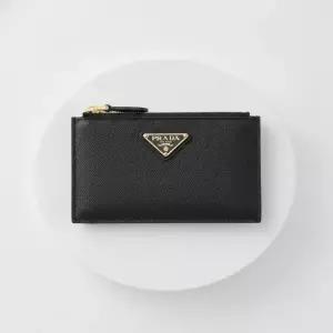 [프라다(PRADA)(YOOX)]PRADA 26SS 사피아노 가죽 지퍼 카드지갑 1MC086 QHH F0002 1026330