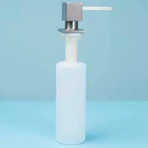 TBZ 싱크대 매립형 세제 스퀘어 디스펜서(300ml) (실버)