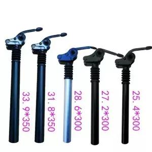 전자 자전거 전기 접이식 충격 흡수기 좌석 포스트 합금 25.4mm 뒤집기 시트