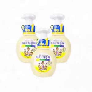 250ml 3개 아이깨끗해 용기 파우더향 유아 거품비누 손세정제