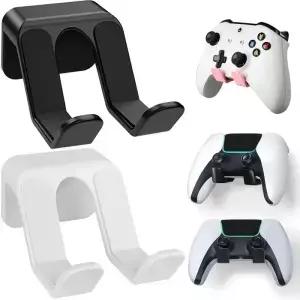 스위치 프로/PS5/PS4/Xbox One 게임 컨트롤러 헤드폰 스탠드 행거 홀더 액세서리용 벽걸이 랙 브래킷