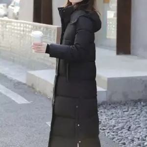 셀럽하우스 후드점퍼 발목기장 롱패딩 패딩 여자 겨울 2color 아우터