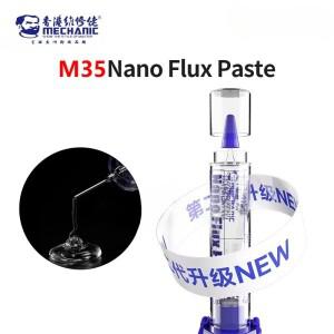 MECHANIC M35 무연 주사기 솔더 플럭스 페이스트 핸드폰 마더 보드 수리 호환용접 도구 호환용 투명 그리스