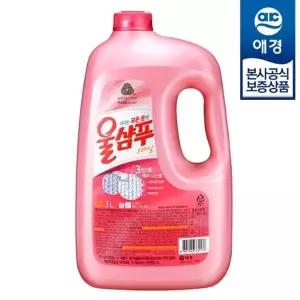 애경 울샴푸 중성세제 오리지널 용기 3L x1개 425078
