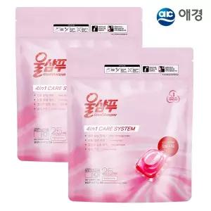애경 울샴푸 오리지널 캡슐세제 25입 X 2개 425083