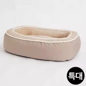 [펫] 쿠션 레드퍼피 베이지 올리비아 강아지쿠션 특대형