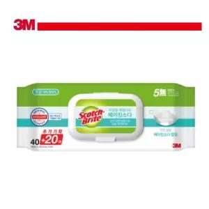 3M 주방 냉장고 청소 세정티슈 베이킹소다 물티슈 추천 씽크대청소