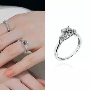 [골드앤] 14K 폴라리스 1캐럿 랩다이아몬드 반지
