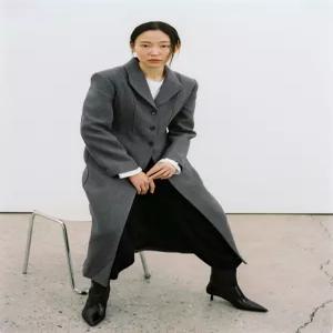 ZARA ZW COLLECTION LIMITED EDITION 만테코 울 테일러드 코트 - 다크 그레이 2131/762/922