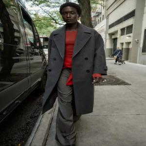 ZARA 소프트 오버사이즈 코트 - 그레이 3046/298/802