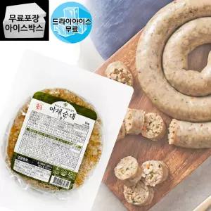 제이케이푸드 홍반장 야채순대 (롤) 1kg 분식재료 냉동 찰순대 업소용 식자재 식당 술안주