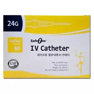 경기 IV카테터 24G 50개/세이프원 혈관내튜브 카테터