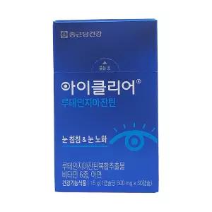 종근당건강 아이클리어 루테인지아잔틴 30캡슐
