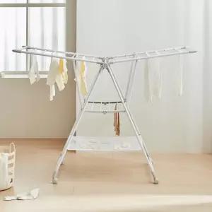 한샘 양날개 베이직 메쉬형 건조대 1단