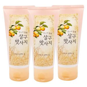 드봉 살구씨 듬뿍 살구맛사지 스크럽 클렌징 폼 120g x3개 b3